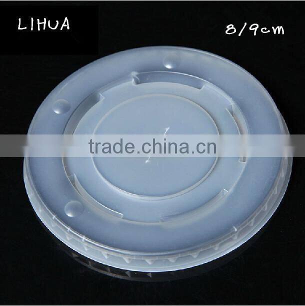 Translucent Disposable Plastic Cross Type Cup Cover, Milk Tea Cup Lid, Cold Drink Cup Lid