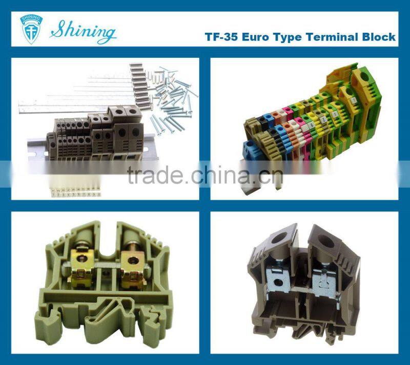 TF-35 Euro Type 600V 110A Screw Clamp 35mm Din Cable Connector