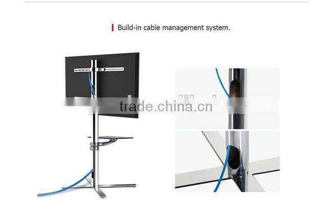 LCD LED TV Stand with Universal Mounting System Stainless Steel TV Stand