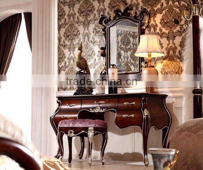 BISINI Brand New Bedroom Furniture, Royal and Luxury Bedroom Furniture Set, King Size Bed with Nightstand Set (BF01-ML014)