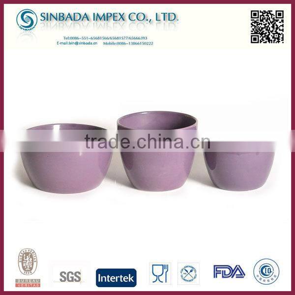 Factory price new design ceramic products, orange decrative ceramic plant pot/flower pots