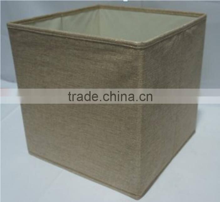 Store More High Quality Gray Square Storage Cube Fabric Basket