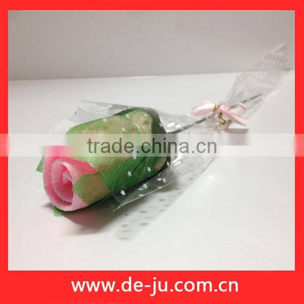 Rose Flower Shape Towels Wedding Gift Souvenirs