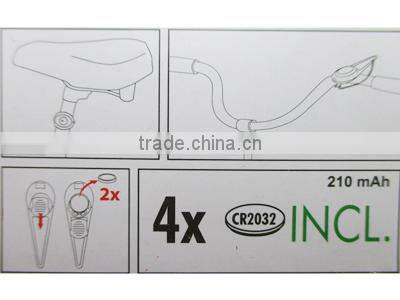 Waterproof flahing safety bike warning night riding led bicycle light