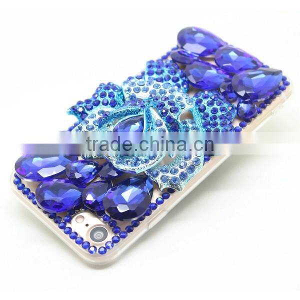 pc + tpu phone case diamond sticker phone shell for iphone 7