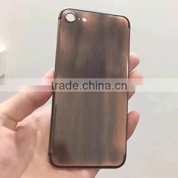 Custom housing Bronzed Metal Back Cover For iPhone7 7plus