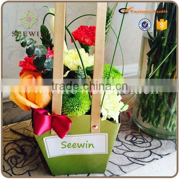 2017 cheap whloe sale Craft paper flower bag/ craft bag for flower
