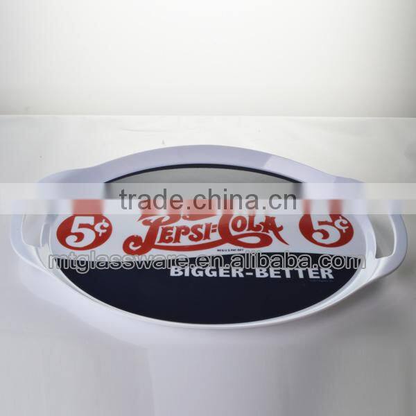 cheap food grade square plastic serving trays large