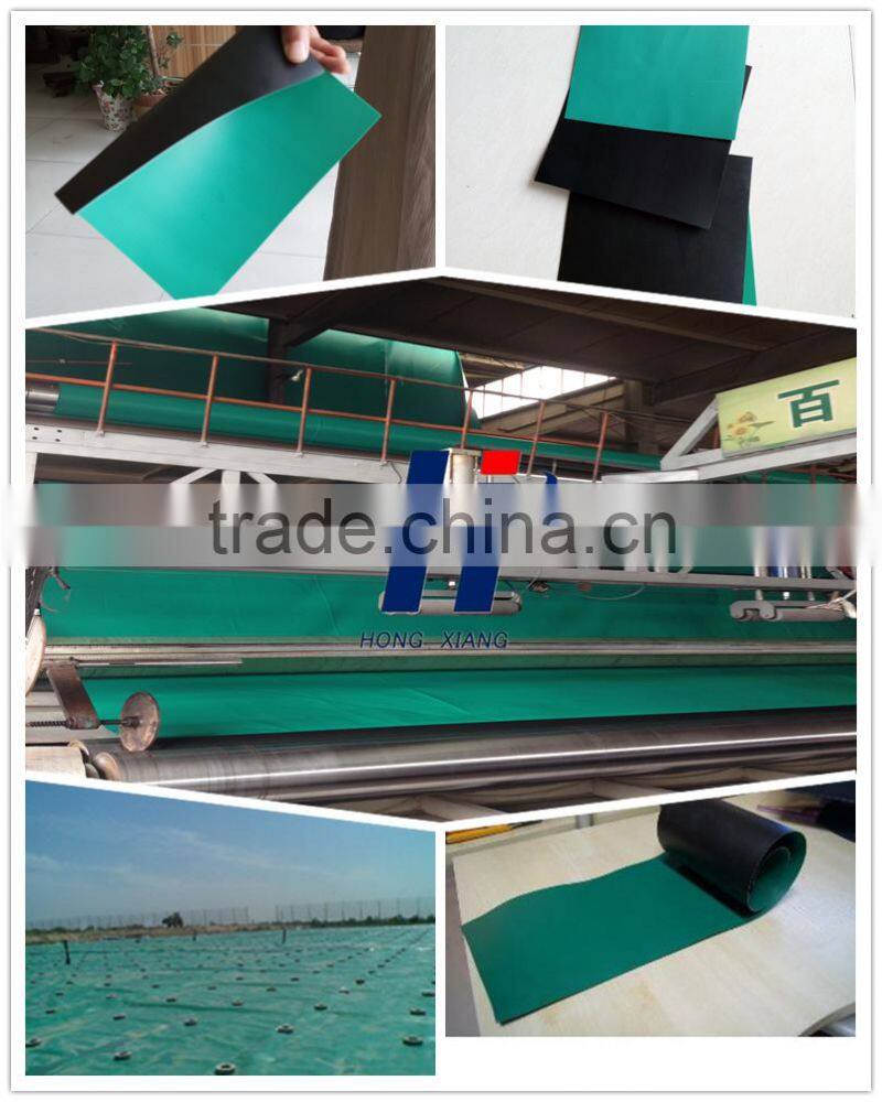 black-green double color hdpe geomembrane