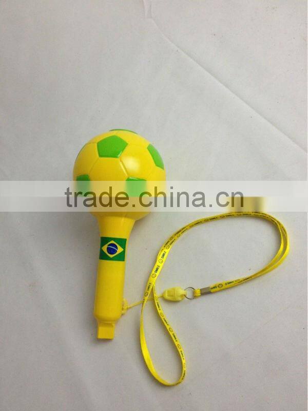 2014 World Cup customized vuvuzela maracas/ horn with maracas