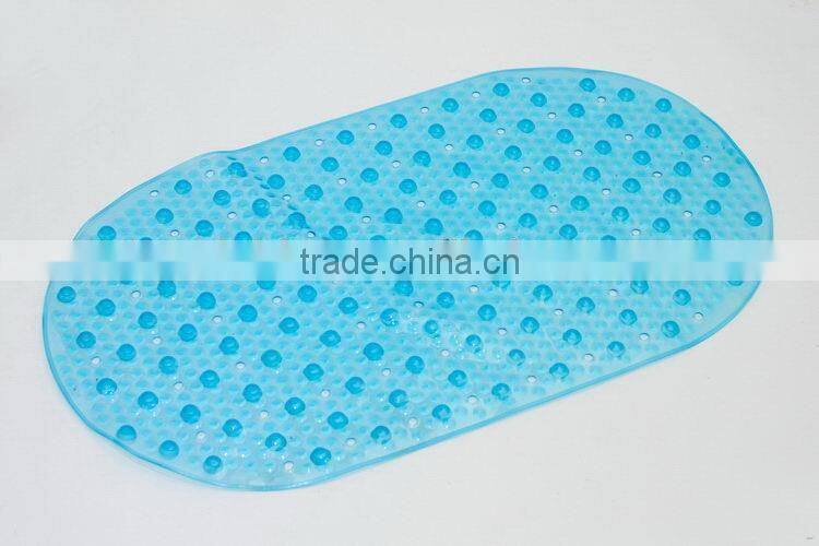 Fashionable non smell pvc-free safe and secure bath mat