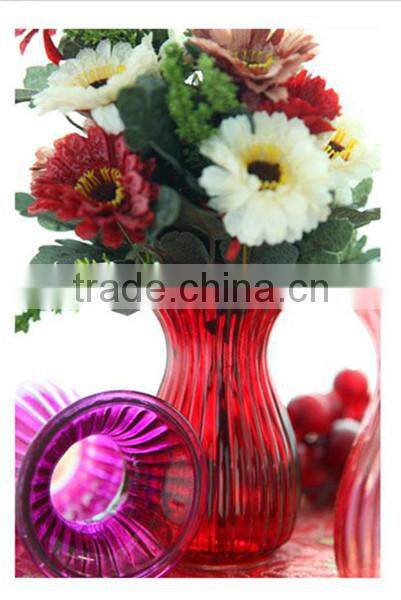 Wholesale glass flower vase tall slim vase