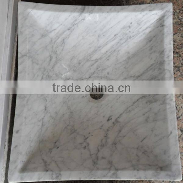 Hot sales made in China carrara marble kitchen sinks