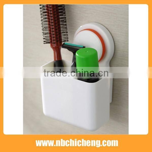 wall mounted storage holder plastic storage basket holder