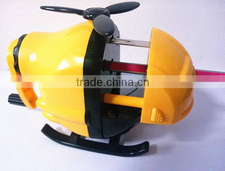 copter kids cartoon pencil sharpener