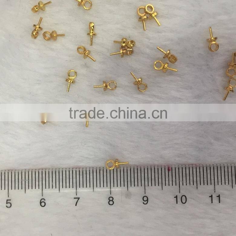 6mm 14k gold jewelry earring findings
