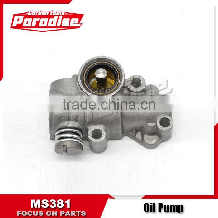 380 chain saw parts oil pump