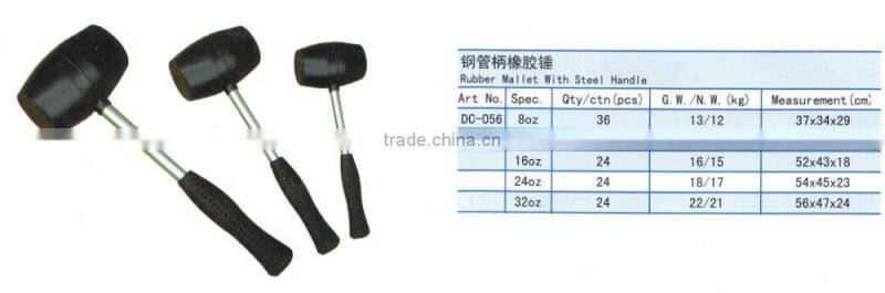 Factory price sturdy hand tool cast iron stoning hammer on sale