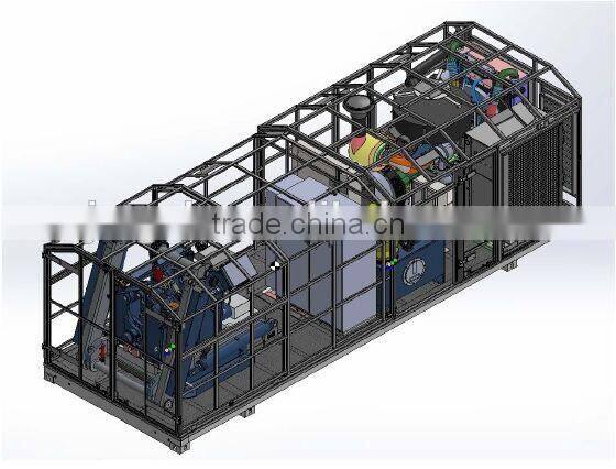 DR800 flash-butt track welding container