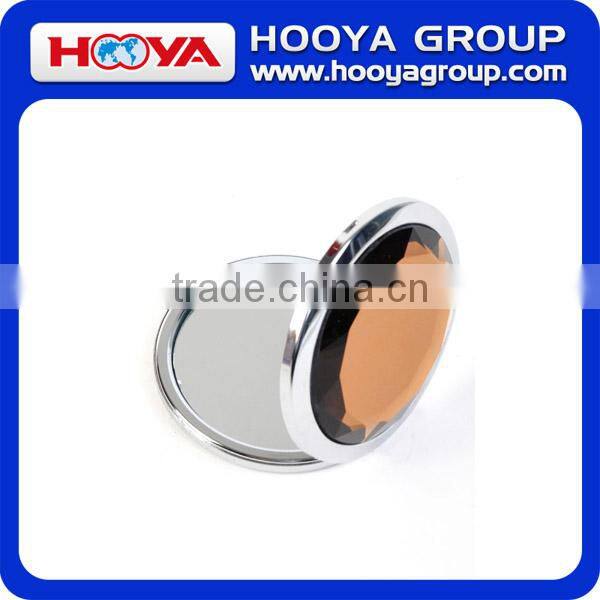Dia. 7.0cm High-quality Crystal Round Cosmetic Mirror