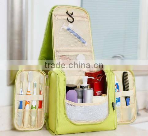 Women's Fashion Waterproof Polyester Cosmetic Makeup Storage Bag Hanging Travel Toiletry Bag