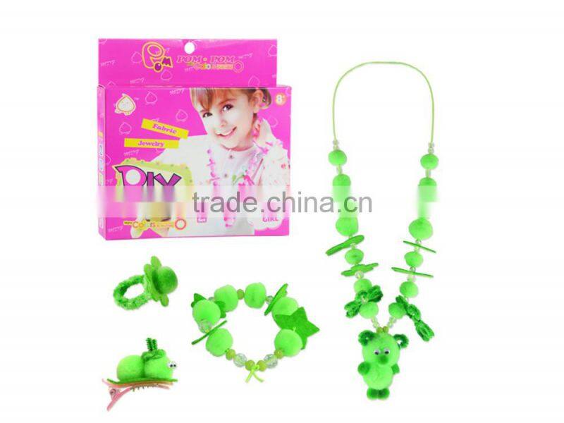 Wholesale beauty set DIY fabric jewelry set