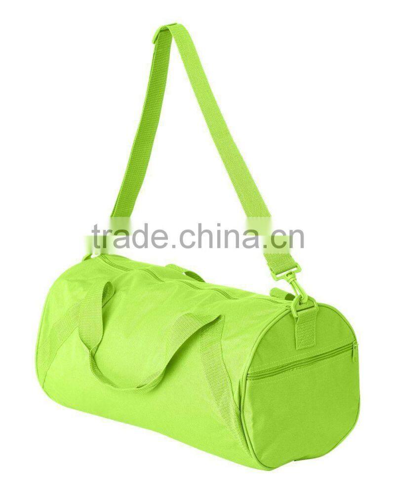 Liberty Bag NEW ECO recycled small duffle gym workout sports Tote bags with side zipper pockets and adjustable shoulder straps