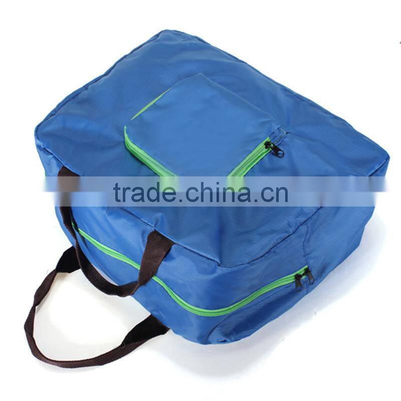 Factory OEM Portable Large Capacity Polyester Foldable Travel Duffel Bag