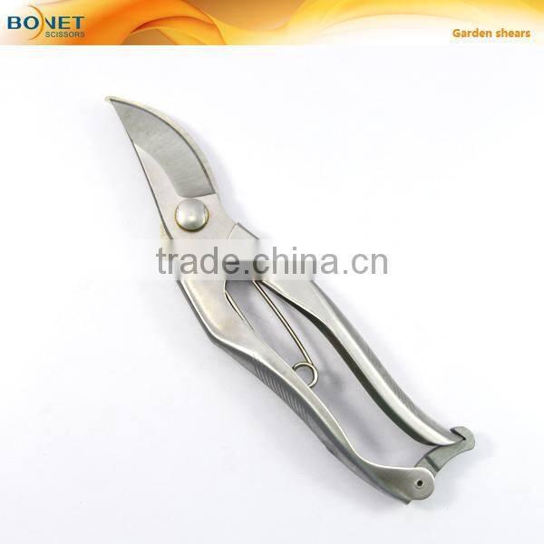 SGA0006 8" full stainless steel garden branch cutting scissors