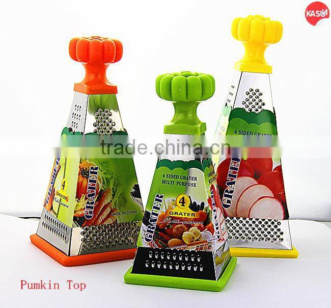 Hot sale stainless steel pumkin top grater