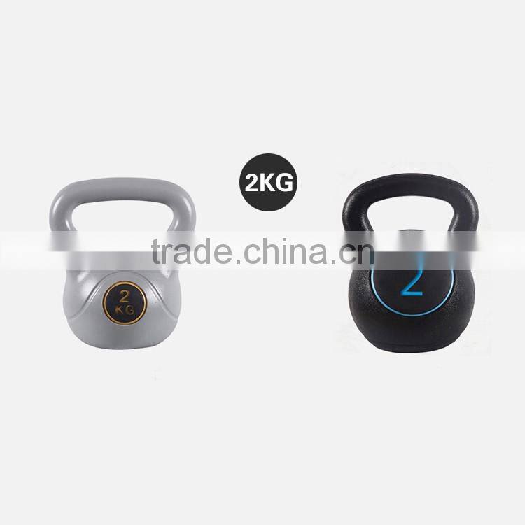 2016 popular new design HDPE kettle bell dumbbell