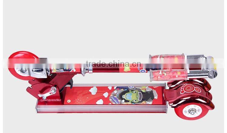 popular 2 Wheels kick Scooter with super flashing light and music for kids and teenagers