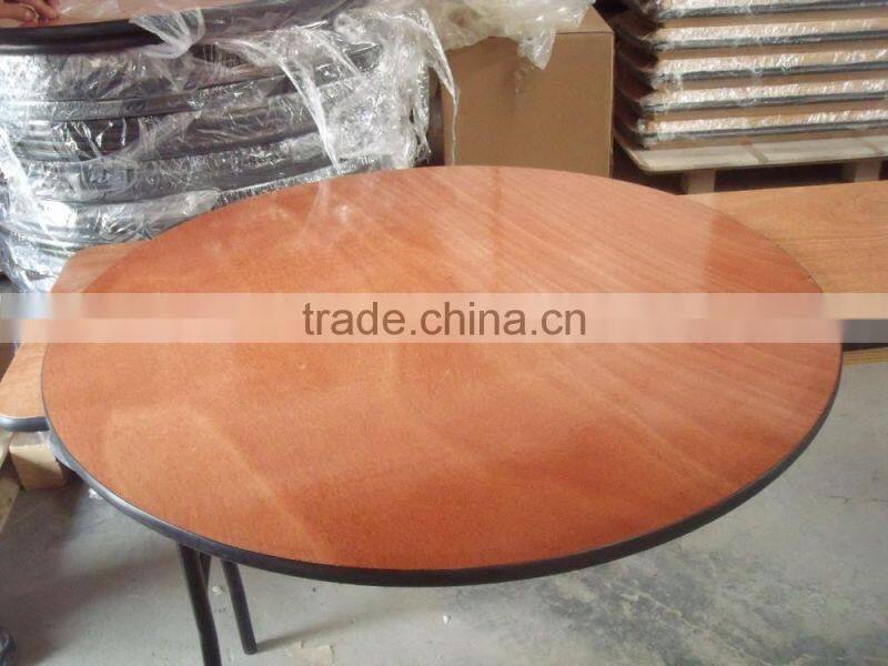 Used Plywood Round Folding Tables For Sale