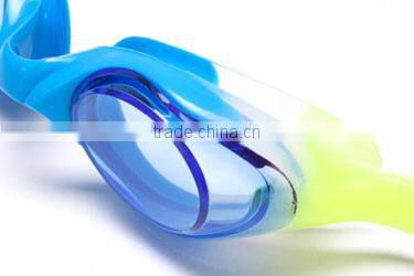 Hot sale silicone frame waterproof kids swimming waterproof adjustable water glasses