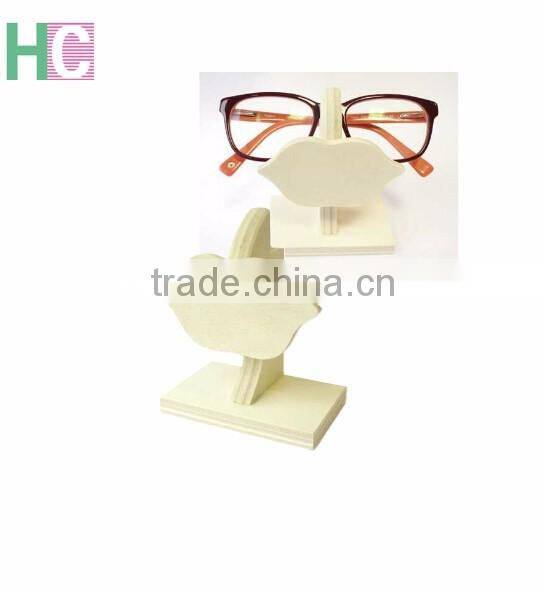 2016 new design cheap wood eyeglass holder