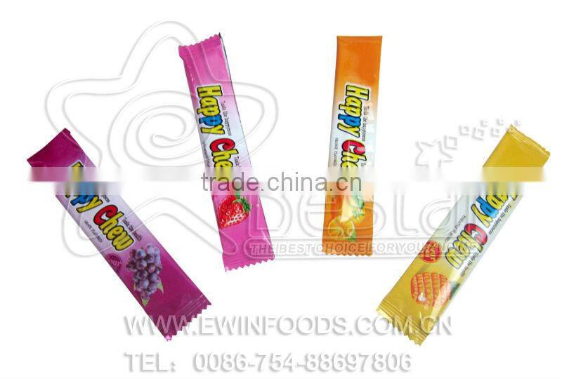 Happy Chew Fruity Flavors Soft Chewy Candy