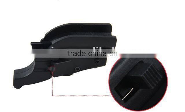 Tactical Red Dot 635nm Compact Rail Laser Sight Weaver for Gun Rifle Pistol (ES-BR-LS17R)