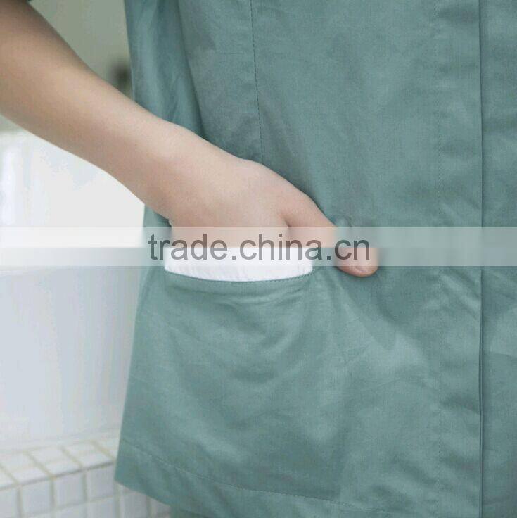 unisex loose fit cleaner uniform suit