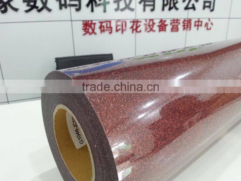 24 color heat transfer vinyl glitter for sale