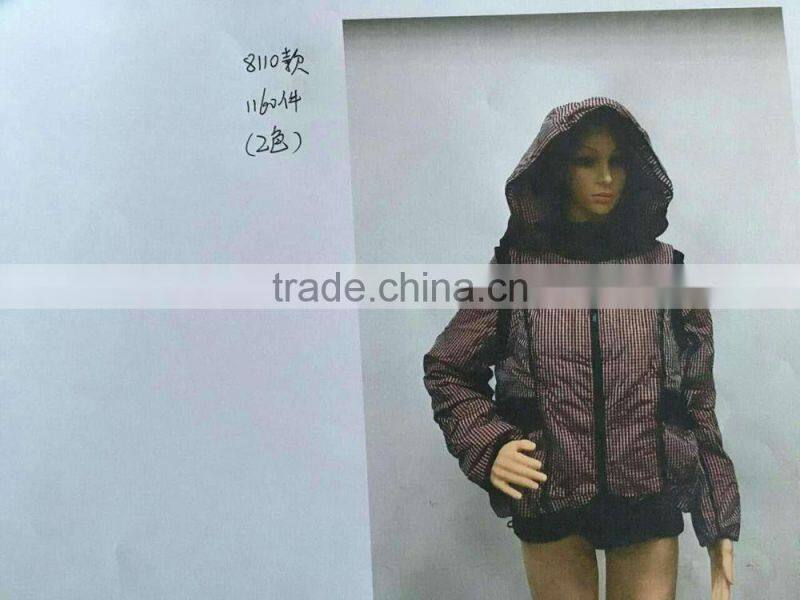 GZY jacket stock lot winter lady jacket life jacket