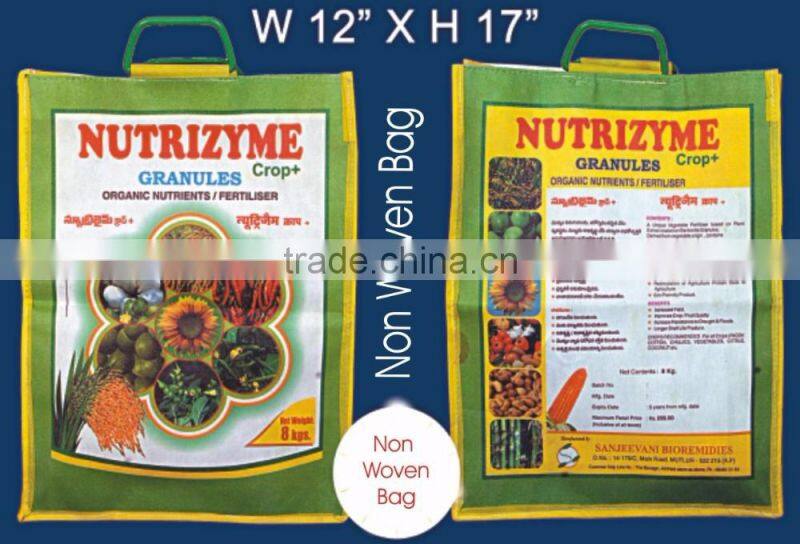 non-woven bag / Printed non woven shopping bags with gusset and handles