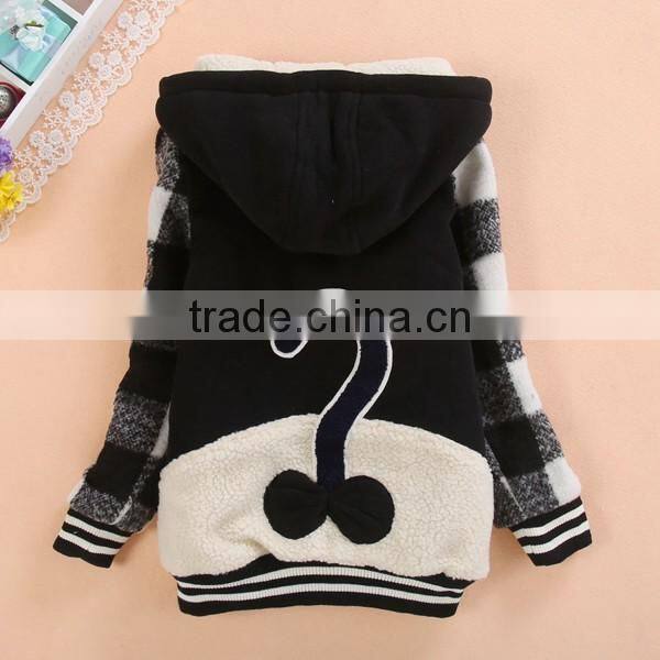 2016new designs long sleveens thicken zipper jackets