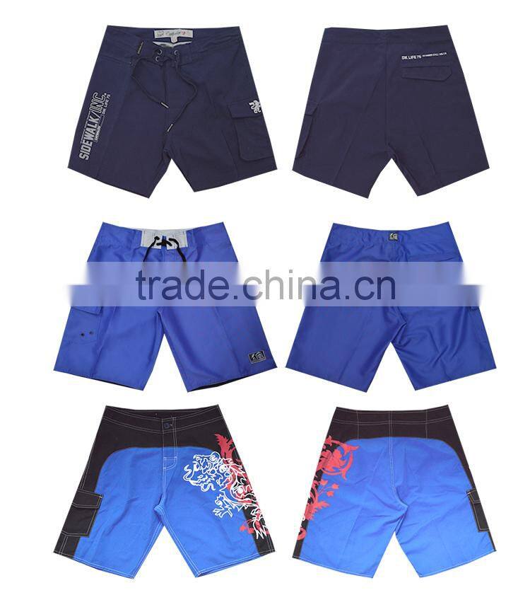 men's navy blue body building shorts