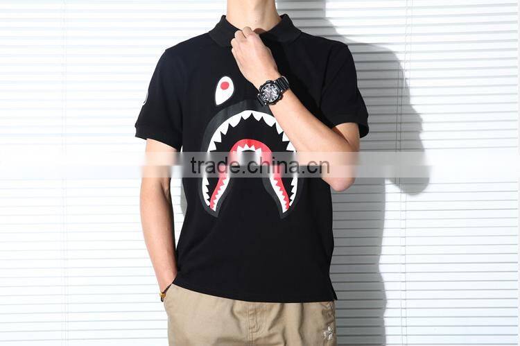 cheap promotional high quality customed XXXL 100% cotton printed polo shirt for men