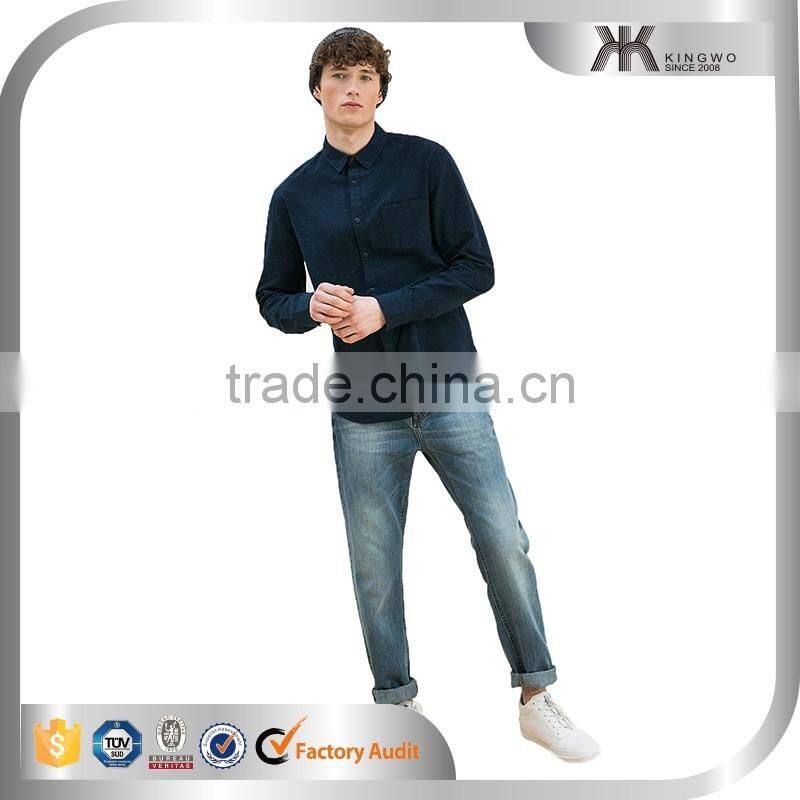 100% cotton 2017 fashion mens shits small jacquard shirts