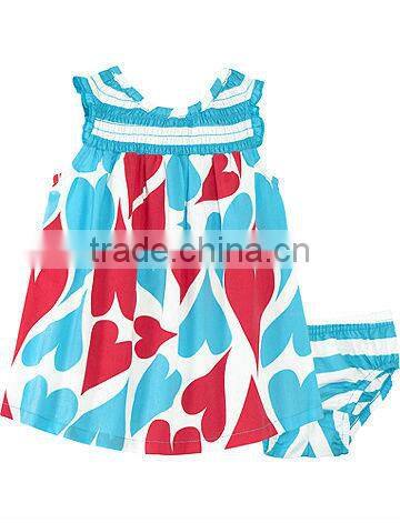 GIRLS STRIPED TIERED DRESS