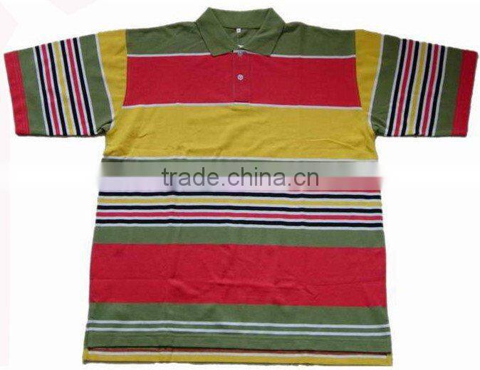 fashion stripe polo tshirts for man