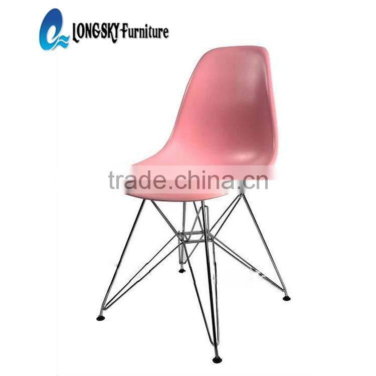 LS-4001A High Quality Cheap plastic dining chair ,outdoor armless plastic chair