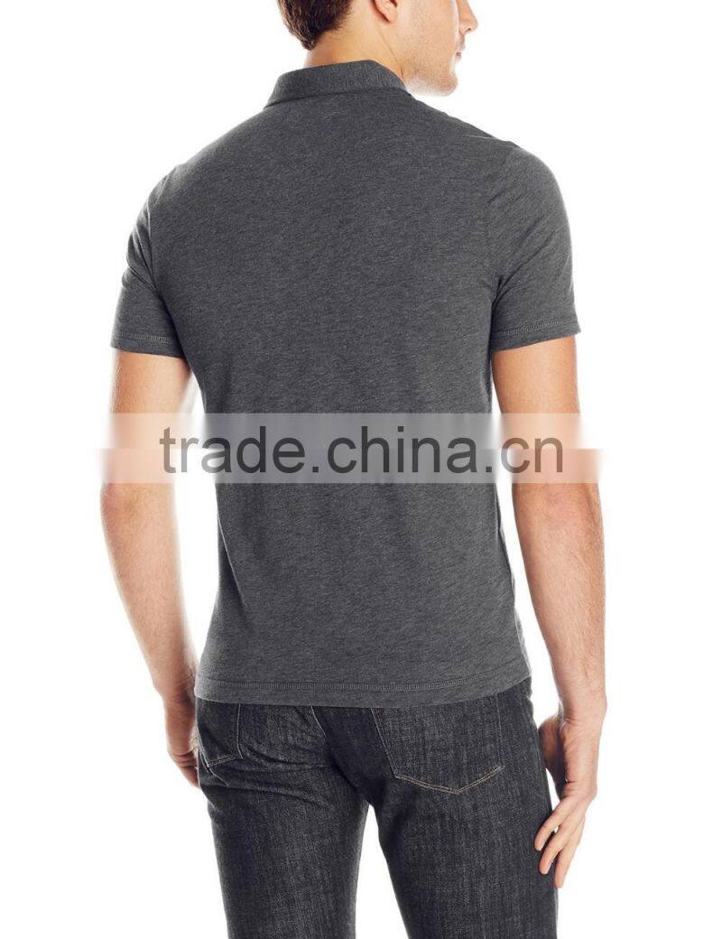 mens short sleeve blank loose dri fit polo shirts LT5889