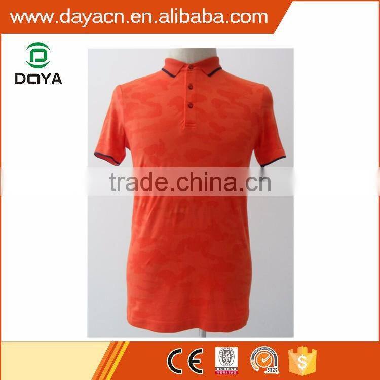 Customize Fashionable jacquard Quick Dry Men Short Sleeve seamless T-Shirts